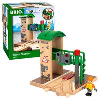 BRIO World - 33674 信号站 | 2 件套玩具火车配件，适合 3 岁及以上儿童
