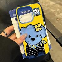 C 黄底围巾小狗适用iPhone11-17系列苹果手机壳