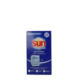SUN 联合利华 洗碗机机体清洁剂 3合1浓缩强力去污快速瓦解油污3次装