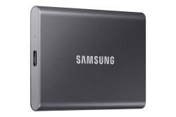 SAMSUNG 三星 T7 4TB 移动固态硬盘 USB 3.2 Gen 2 电脑手机硬件外置两用高速便携外接SSD 读速1050MBs