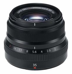 Fujifilm 富士 XF35mmF2 R WR 标准镜头 兼容X卡口 相机配件 自动快速内对焦 Nano-GI镀膜 防尘防水 黑色
