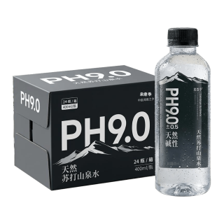 泉鼎季 天然苏打山泉水 400ml*24瓶