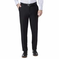HAGGAR 男式优质舒适弹力修身西裤 黑色 32W x 30L