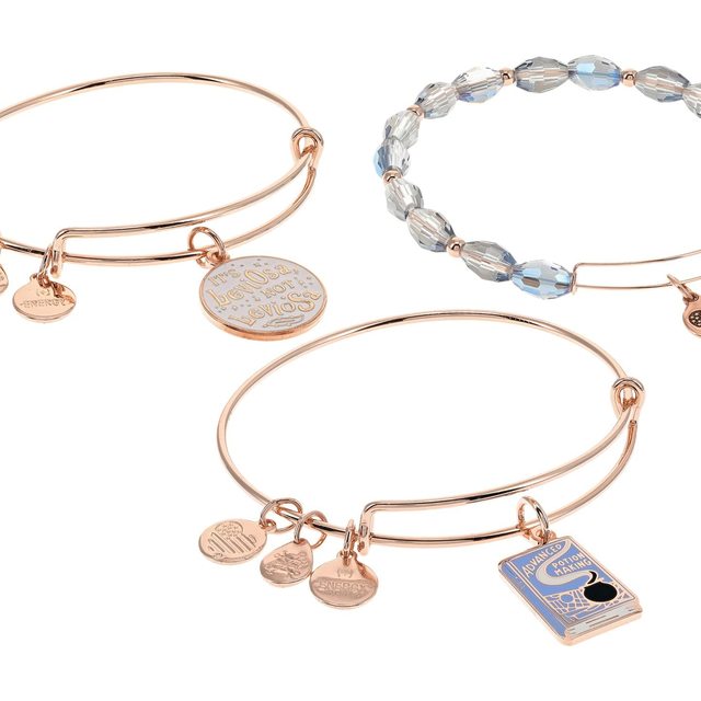 ALEX AND ANI 哈利波特赫敏元素玫瑰金手镯 女士黄铜可调节手链套装送女友礼物