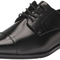 STACY ADAMS 男性 牛津鞋 Kepler Cap Toe Oxford 20204-001 柔软 舒适 Black 尺码8.5