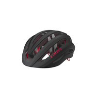 GIRO Aries 球形成人公路自行车头盔 - 哑光碳/红色,大号(59-63 厘米)
