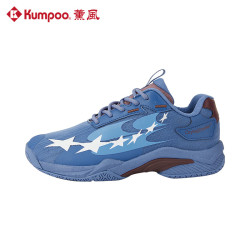 KUMPOO 哭喊中心联名系列 抗扭防滑减震回弹 羽毛球鞋 蓝色 43