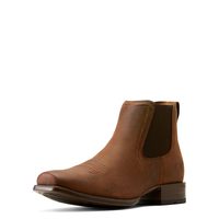 ARIAT 男性 西部靴 低帮 NA 西部皮革拉链靴 休闲 Rough Tan 尺码9 Wide
