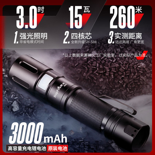 PLUS会员：神火 变焦手电筒  SHX60