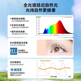 雷士照明 LED仿水晶吸顶灯 简约现代圆形卧室灯具