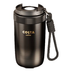COSTA 咖世家 滴滤保温杯 410ml 黑金