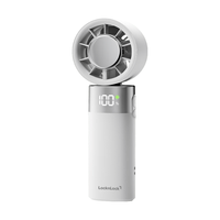 LOCK&LOCK 手持小风扇 半导体冰敷制冷 4000mAh 100档调速 海盐白柚