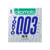 冈本 001超薄避孕套 润滑加倍 6只装