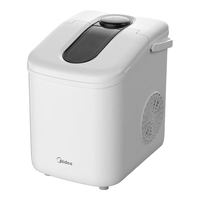 美的 小冰狗全自动制冰机 12kg/日 冰块大小可调 家用迷你小型