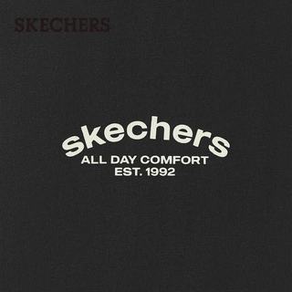 SKECHERS斯凯奇 L226U068 针织短袖T恤