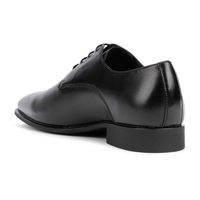 GEOX Uomo High Life B系列 男士系带皮鞋,黑色,40 EU