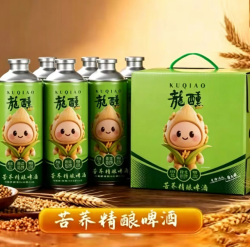 龙醺 精酿啤酒 夏日必备 清凉解暑 1L 6瓶 整箱装 苦荞精酿啤酒