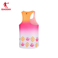 QIAODAN/乔丹 飞影背心 女款透气速干运动跑步背心 飞影橙 M