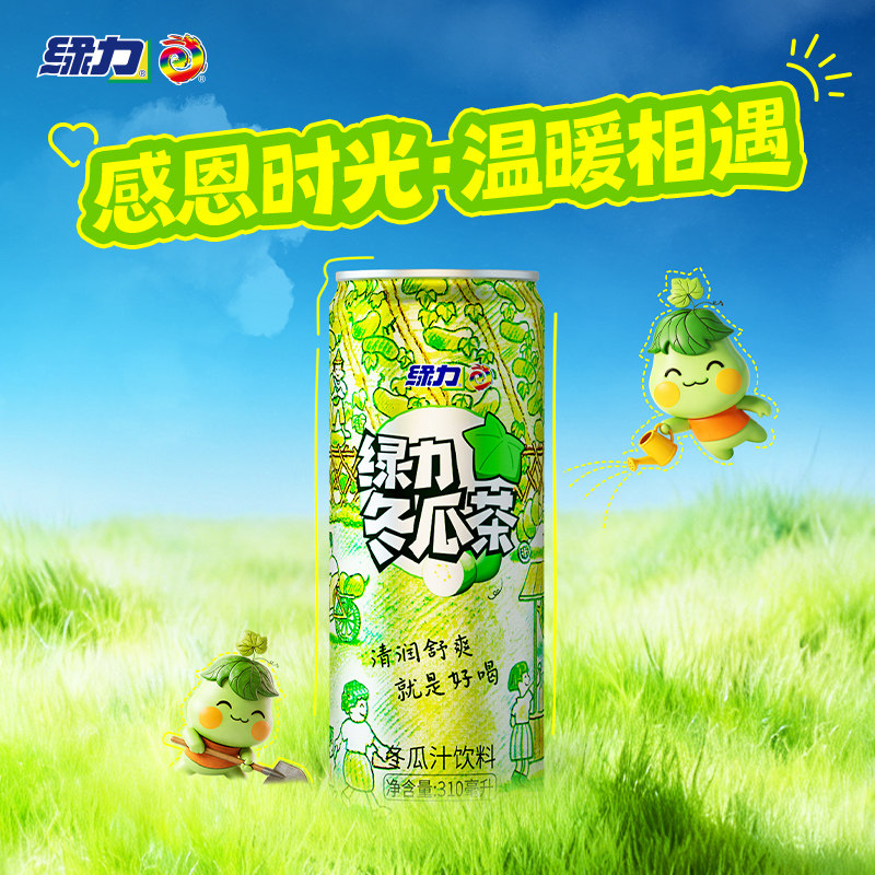 绿力 冬瓜汁饮料 310ml*6罐
