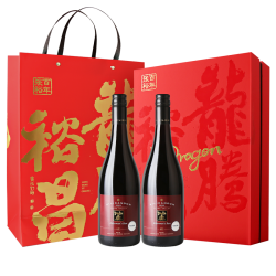 张裕 歌浓6k 设拉子 歌海娜 赤霞珠 干红葡萄酒 2018年 750ml*2瓶 礼盒装