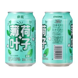 依能 薄荷口味果汁气泡水碳酸饮料 330ml*24罐