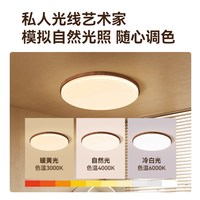 ARROW/箭牌照明 原木卧室灯 吸顶灯