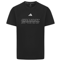 adidas/阿迪达斯 速干透气运动短袖 T恤 黑色 L
