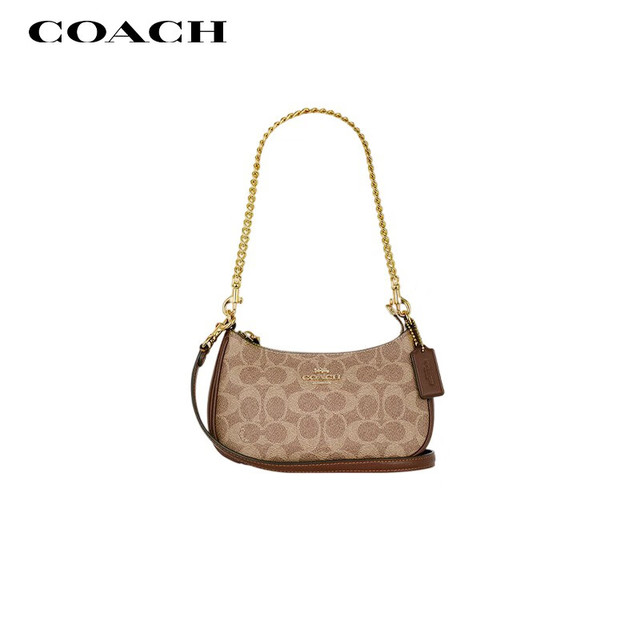 PLUS会员：COACH 女士手提单肩斜挎包 TERI CW323