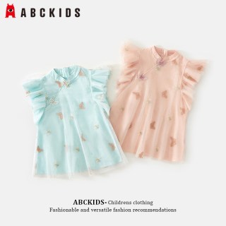 ABCKIDS 童装女童夏季连衣裙2026新款纱裙儿童公主裙