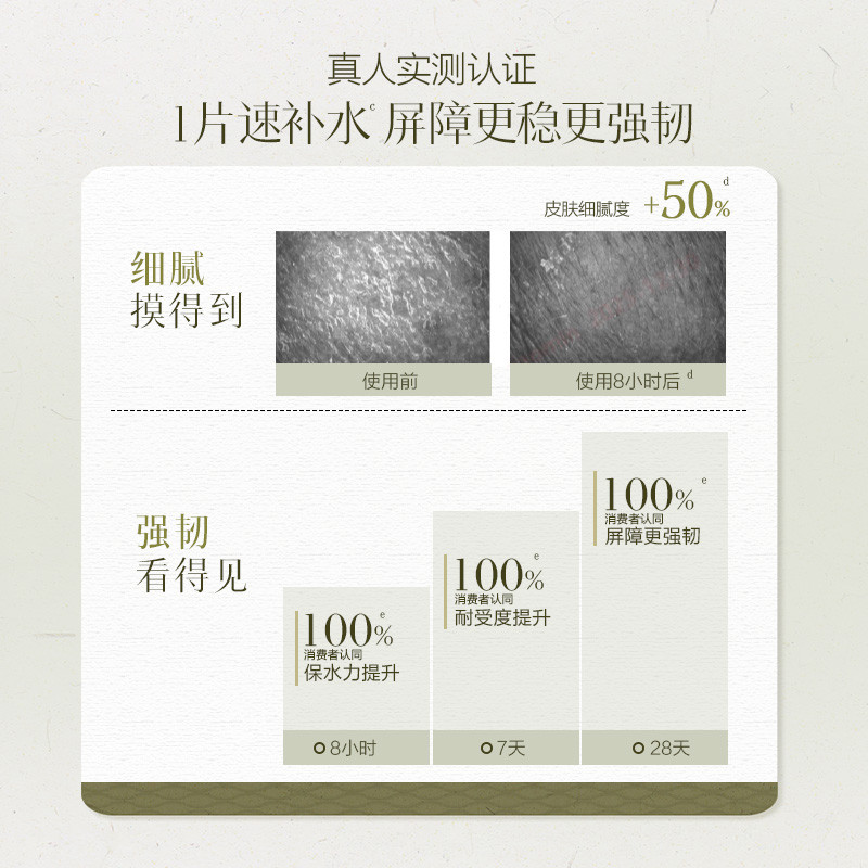 佰草集新七白美白嫩肤面膜 25ml*20片