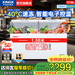 星星 冰柜 大容量全冷 518升 一级能效518GD