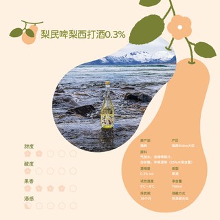 梨民 小调梨花啤梨气泡果酒