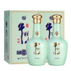 牛栏山 礼盒装白酒 52%vol 浓香型 500ml*2瓶