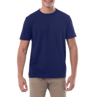 Lee 男式 时尚T恤 短袖粗纺T恤 圆领 短袖 标准版型 Patriot Blue Medium