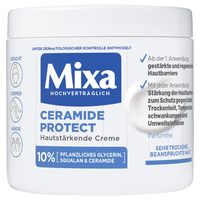 Mixa Ceramide 强化肌肤霜 含10%植物甘油 Squalan 和神经酰胺,适用于非常干燥和压力的皮肤,保湿,适合全家人,神经酰胺保护,400 毫升