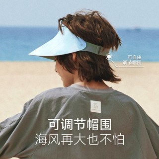 ohsunny儿童防晒渐变蛋卷帽男女童防紫外线遮阳可折叠太阳帽子