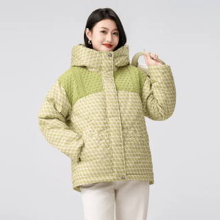 雪中飞 90绒（蓄热科技）加绒加厚针织羽绒服