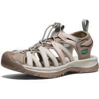 KEEN 女士户外运动闭趾凉鞋 专业户外出行必备 舒适便捷 TaupeCoral 7.5