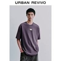 URBAN REVIVO UUY460028 趣味印花圆领男士T恤