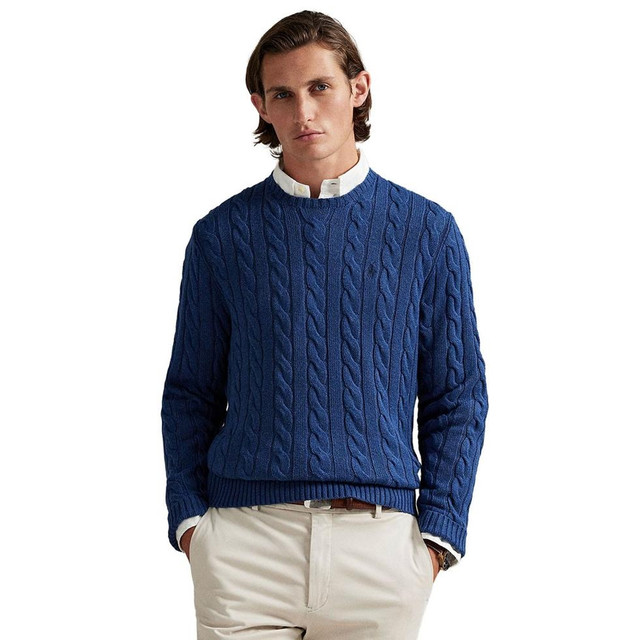 限新用户：RALPH LAUREN 男士罗纹圆领毛衣 2XL