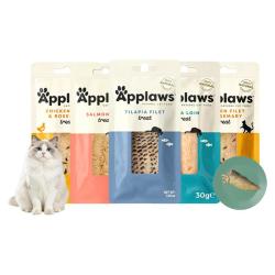 Applaws 官方旗舰店进口非主食猫条鱼柳6支宠物猫零食肉条肉块30g