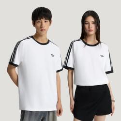 adidas 三叶草 夏季新款宽松休闲运动短袖T恤上衣