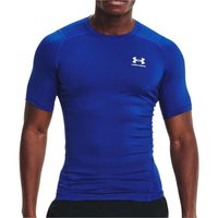Under Armour 安德玛 男式 运动压缩上衣 armour 热能压缩短袖T恤 圆领 短袖 贴身 Royal Blue (400)White X-Large