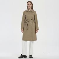 限尺码：Max Mara MAXMARA 女士气质系带双排扣长款大衣