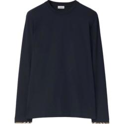 BURBERRY ELLISON CHK TR 男式圆领套头简约时尚短袖T恤