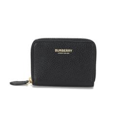 BURBERRY 女士高级感纯色极简拉链卡夹