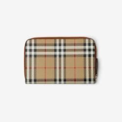 BURBERRY 格纹旅行钱包