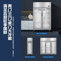 海尔 SLG-435C2W 风冷无霜 408升 全冷藏三门冰柜