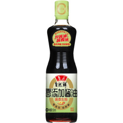 鲁花 自然鲜零添加酱油 500ml 酱香生抽特级