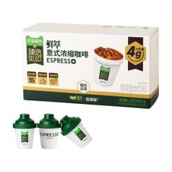 连咖啡 猫超臻选经典意式连咖啡鲜萃纯黑咖啡粉4g*3颗